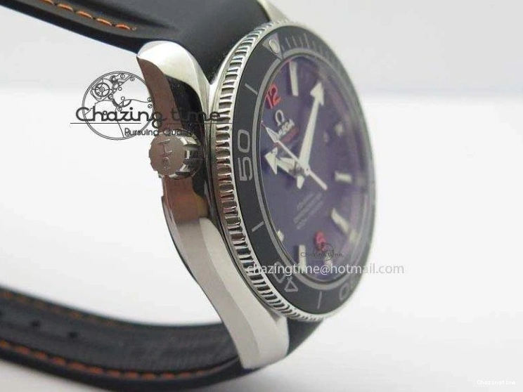 0327 Planet Ocean SS Bp Maker 45mm Black Bezel Orange Numbers On Black Rubber Strap A Popular 8220